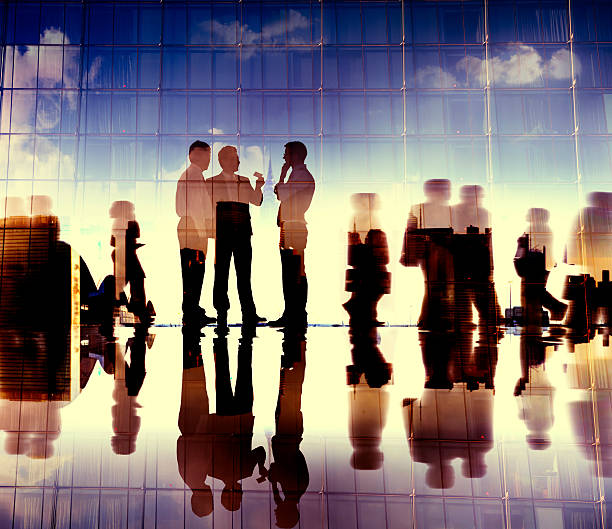 istock Silhouette Business People Corporate Connection Discussion Meeti 481197826