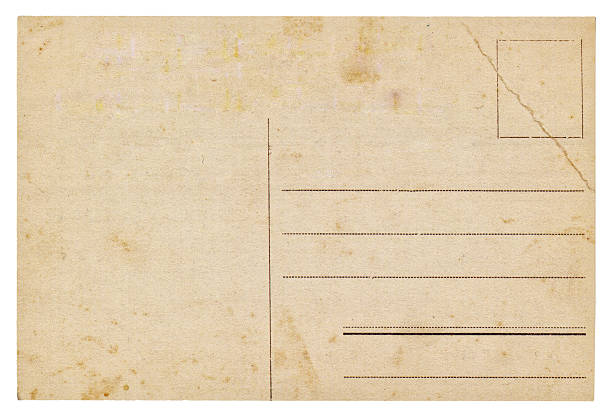 istock Blank old vintage postcard isolated 481198776