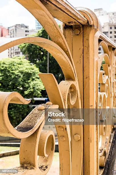 Art Nouveau On Santa Ifigenia Bridge In Sao Paulo Brazil Stock Photo - Download Image Now