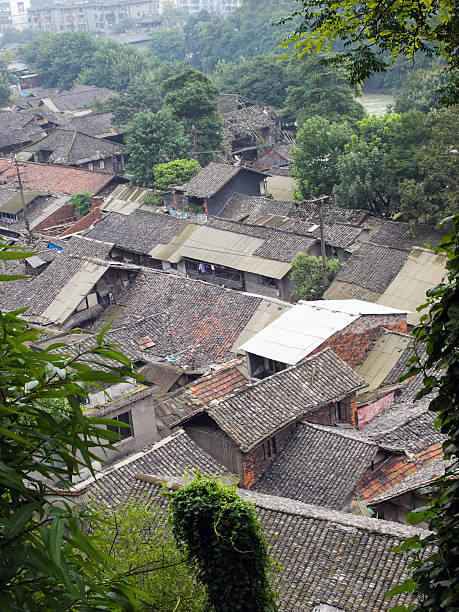 istock chinese village roofs 481202499
