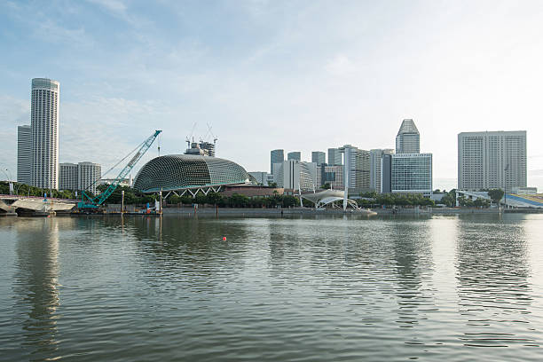 istock Singapore cityscape night view 481203988