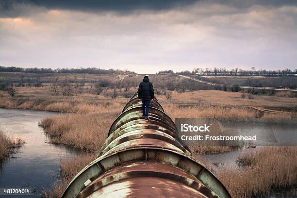 Waterpipe Ii Stock Photo - Download Image Now - 2015, Abandoned, Adult