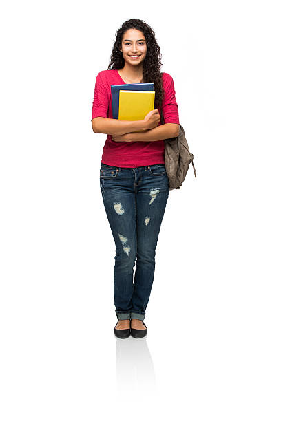istock Smiling female college student 481207844
