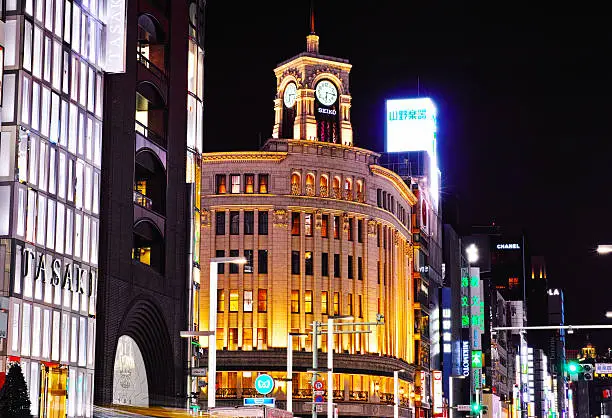 The heart of Ginza, Tokyo