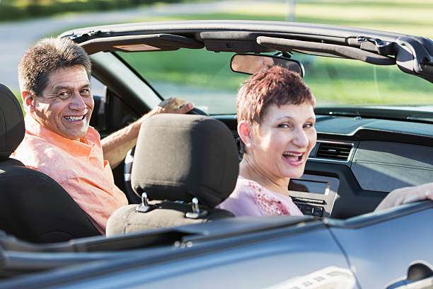 istock Mature couple in convertible 481209791