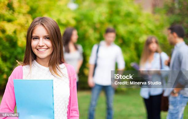 Smiling Student Portrait Stock Photo - Download Image Now - Adult, Beautiful People, Beautiful Woman