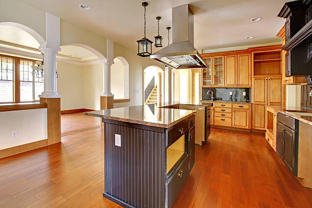 istock New construction luxury home interior.Kitchen with beautiful details. 481212229