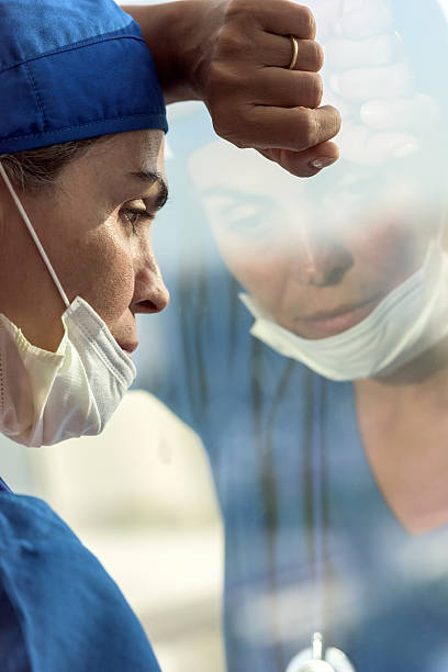 istock Sad female doctor 481212692