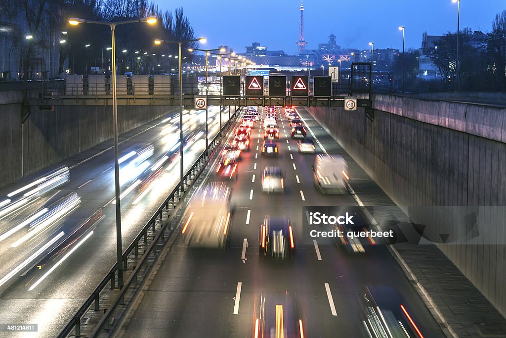 Deutsche Autobahn A100 in Berlin) ( - Lizenzfrei Berlin Stock-Foto