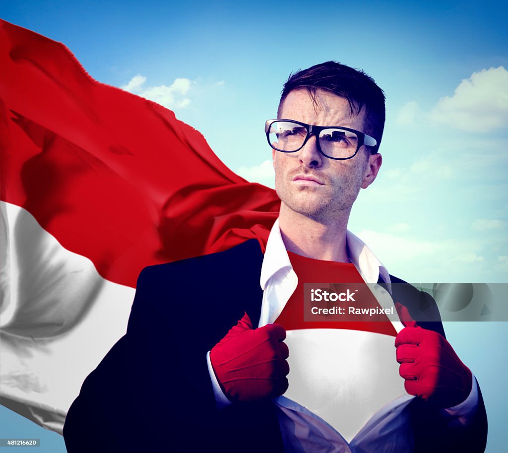 Businessman Superhero Country Indonesia Flag Culture Power Conce Businessman Superhero Country Indonesia Flag Culture Power Concept 2015 Stock Photo