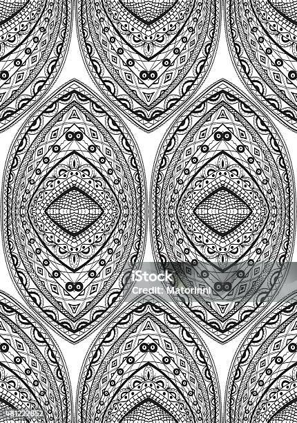 Pattern Simetris Seamless Symmetrical Pattern Stock Illustration - Download Image Now ...