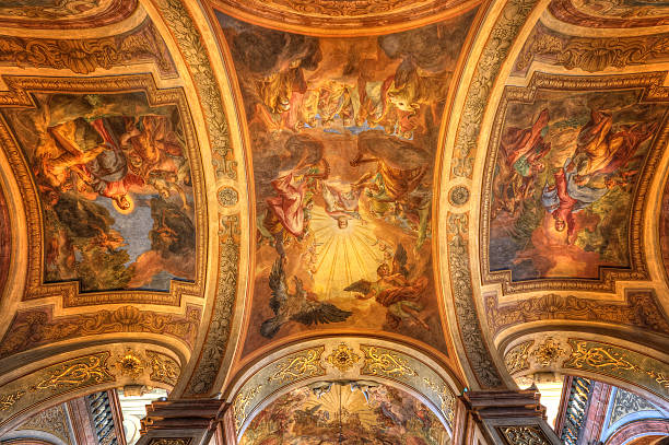 istock Vaulted ceilings in the University Church Wroclaw,Poland 481231763