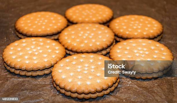 Cookies Flower Stock Photo - Download Image Now - Beige, Built Structure, Chocolate