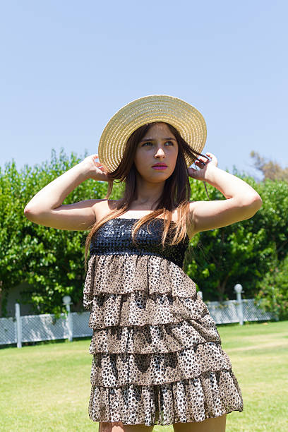 istock Playful young beautiful and expressive dark haired girl 481231856
