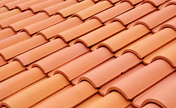 istock New roof with ceramic tiles 481236074