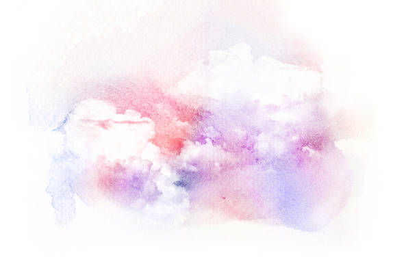 istock Watercolor illustration of cloud. 481237454