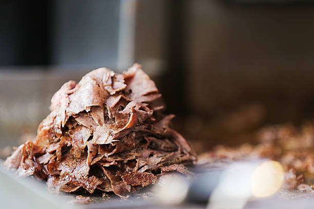 doner kebab Traditional meal of Turkey. kebab stock pictures, royalty-free photos & images