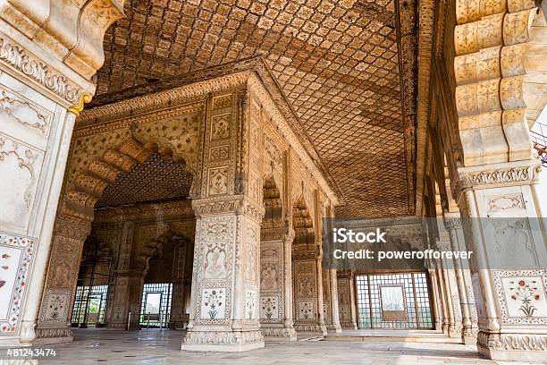 Diwanikhas At The Red Fort In Delhi India Stock Photo - Download Image Now - 17th Century, 2015, Agra Fort