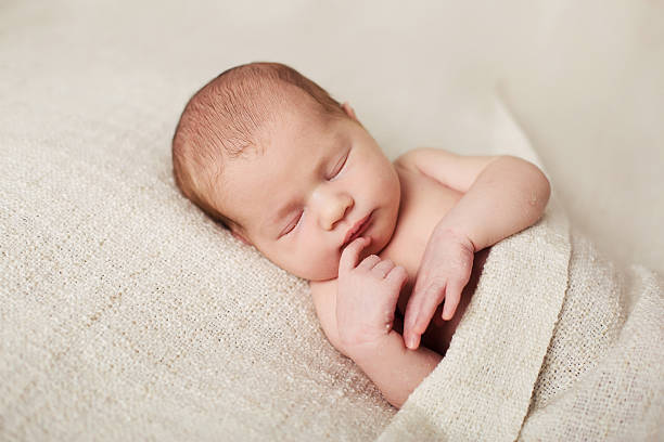 istock Sleeping newborn baby girl 481245181