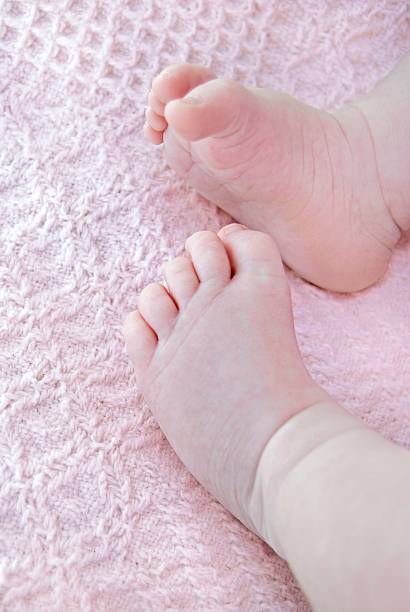istock baby girl feet 481248339