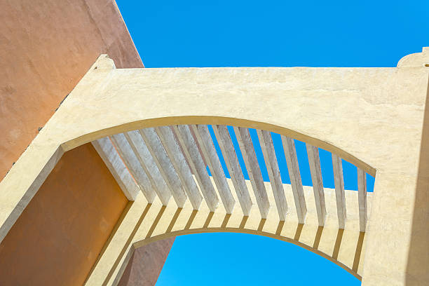 istock Architectural design of the lattice and the blue sky 481248874