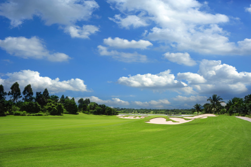 Golf Course in Kota Kinabalu weekend morning