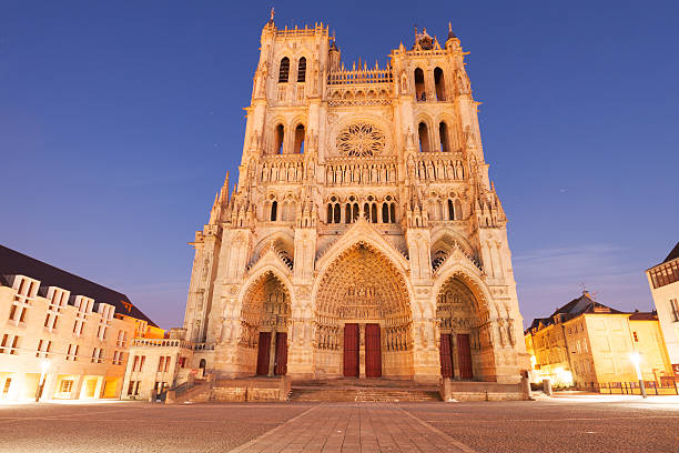 Amiens cathedral stock photo