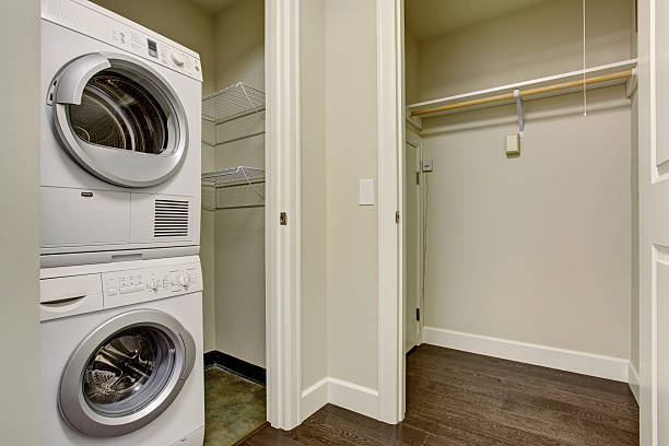 istock Nice laundry room with washer and dryer. 481257056