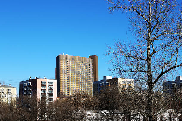 hotel cosmos, north-oriental, moscovo, rússia - vdnk imagens e fotografias de stock