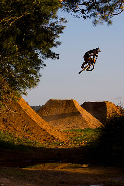 istock Mountain Bike Dirt Jump 481258925