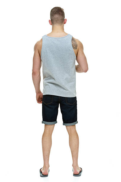 istock Rear view of casual man standing 481263984