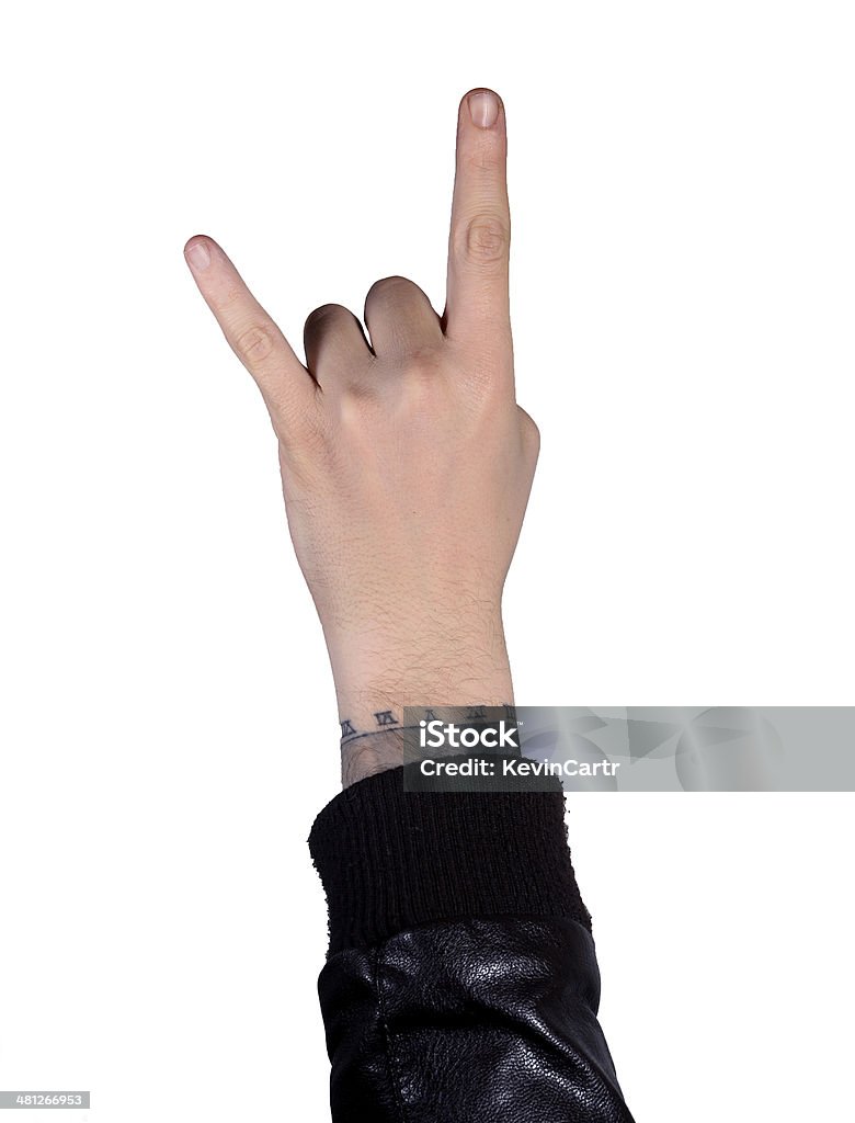 Rock Signs Rock hand signs Heavy Metal Stock Photo