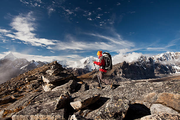 istock Hiking in Himalaya mountains 481267197