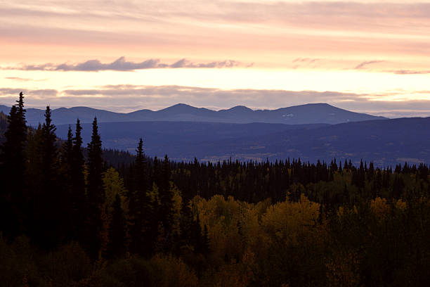 istock Sun setting along Coast Mountains of British Columbia 481268101