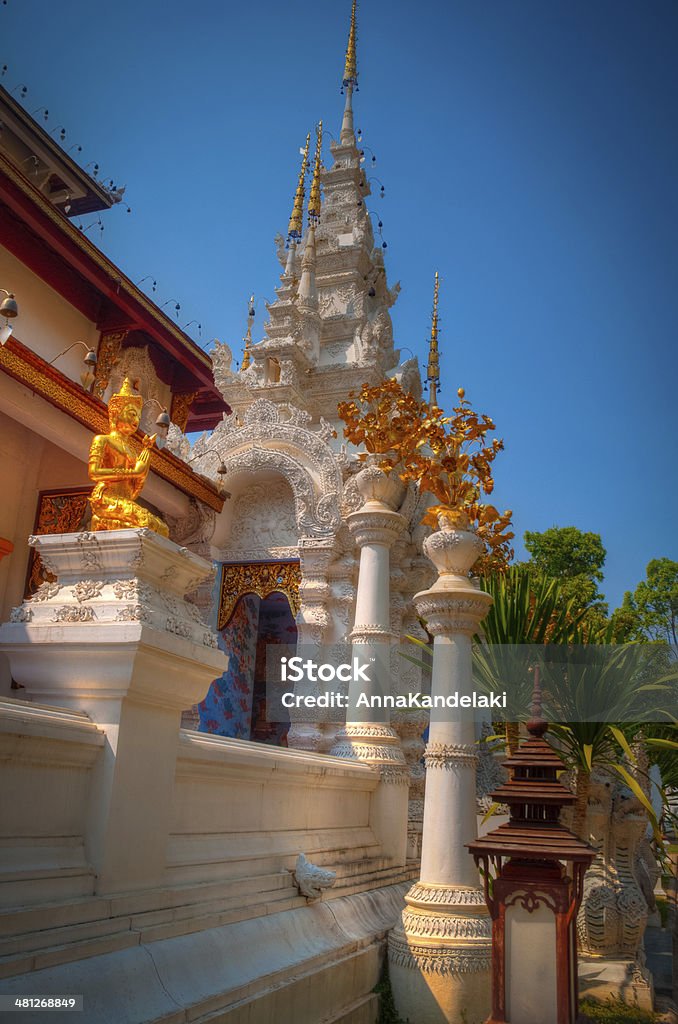 Temple North of Thailads style of temple Asia Stock Photo