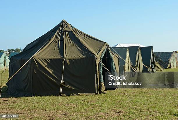 Military Camp Stock Photo - Download Image Now - Military, Tent, Armed Forces