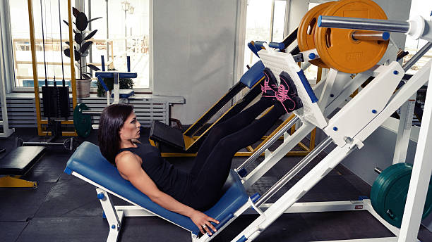 istock sportive woman making sport at gym 481273301