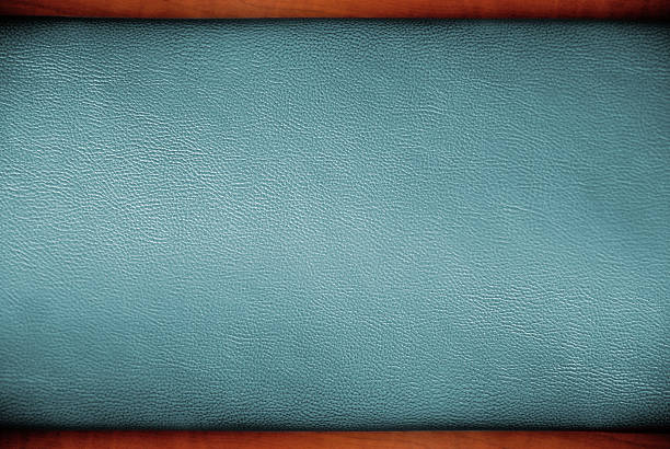 istock Green textured leather grunge background closeup 481280147