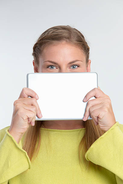 istock Young Woman with Electronic Tablet 481280641