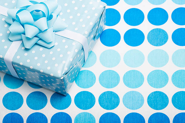 istock Birthday Boy Blue Party with Present 481284114