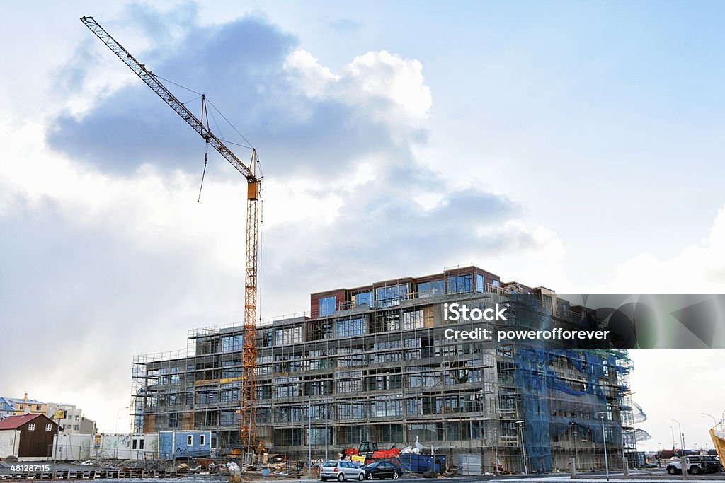 Bauarbeiten im Reykjavík, Island - Lizenzfrei Architektur Stock-Foto