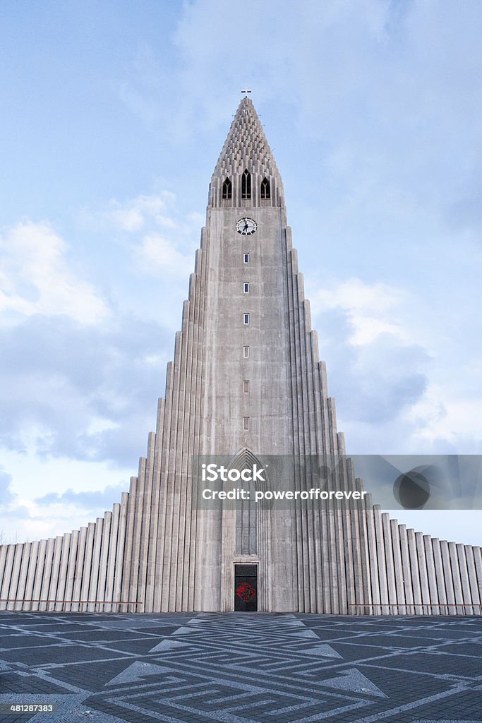 Hallgrímskirkja - Reykjavík, Iceland Hallgrímskirkja (Church of Hallgrímur) in Reykjavík, Iceland. Architecture Stock Photo