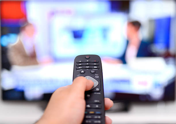 istock Watching news on TV 481288085