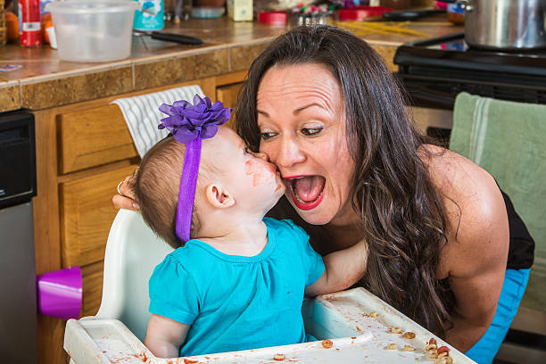 istock Baby Kisses Her Mother 481288208