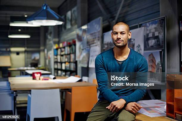 Portrait Of Architect Stock Photo - Download Image Now - Portrait, Men, Architect