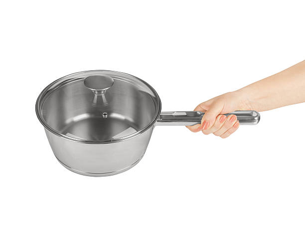 istock female hand holding a pot isolated on white background 481294018