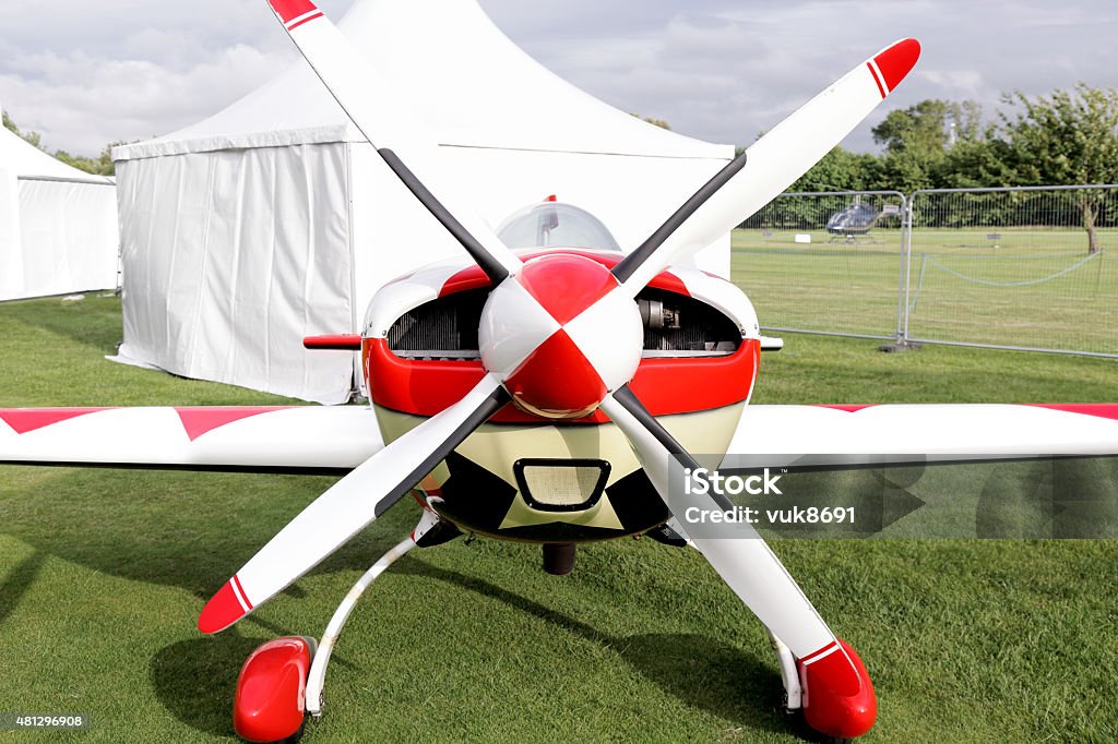 Small airplane 2015 Stock Photo