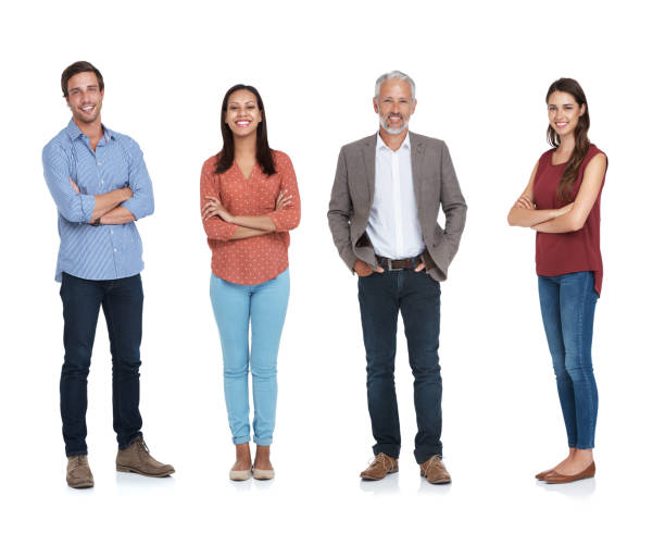 uma equipa, de um sonho - fundo branco imagens e fotografias de stock