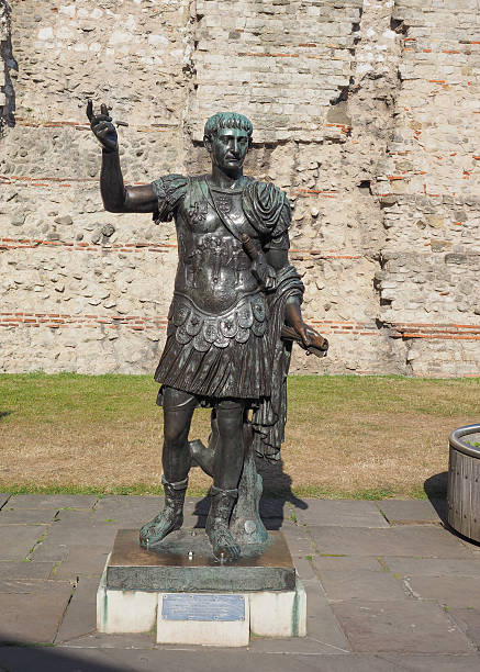 istock Trajan statue in London 481300442