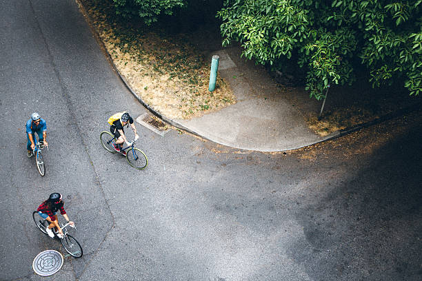 istock Bike Riders Overhead 481300446